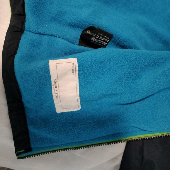 LONDON FOG Boys' Active Jacket Winter Coat Navy Blue, green and silver S 4T - Picture 4 of 9